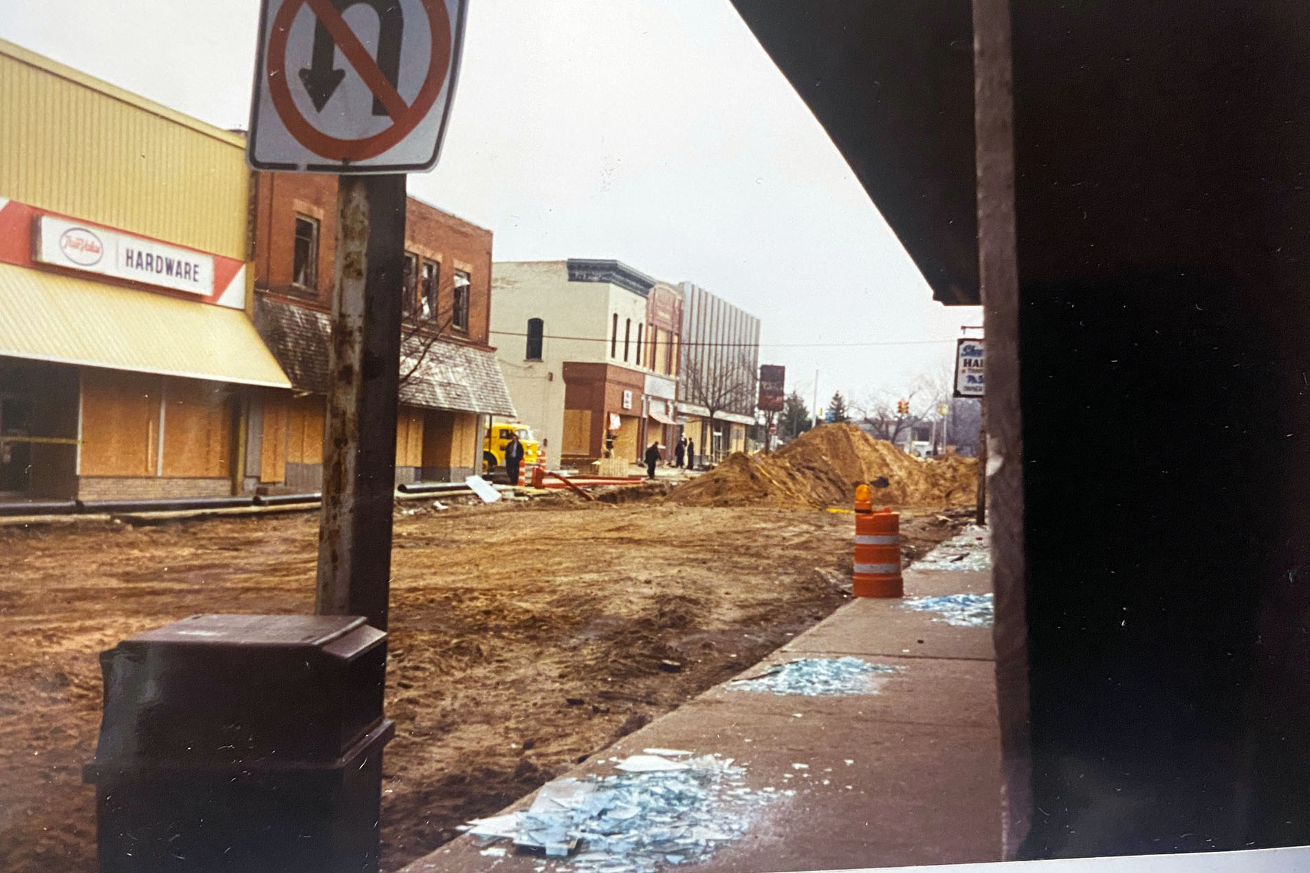 1995 April May following Mancelona explosion downtown State Street