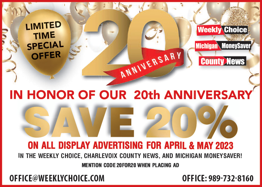 20th Anniversary ad for WC ChamberPage700x500