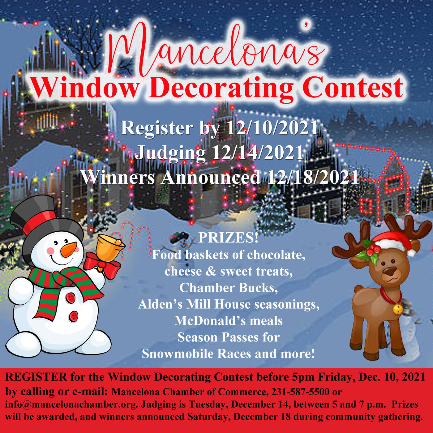 Window Night and FLAT downtown events Christmas