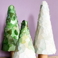 Beach Glass Christmas Tree Making Party